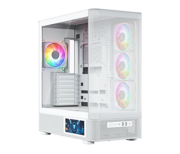 MODECOM Volcano AQ400 ARGB Midi White - 1486759 - zdjęcie